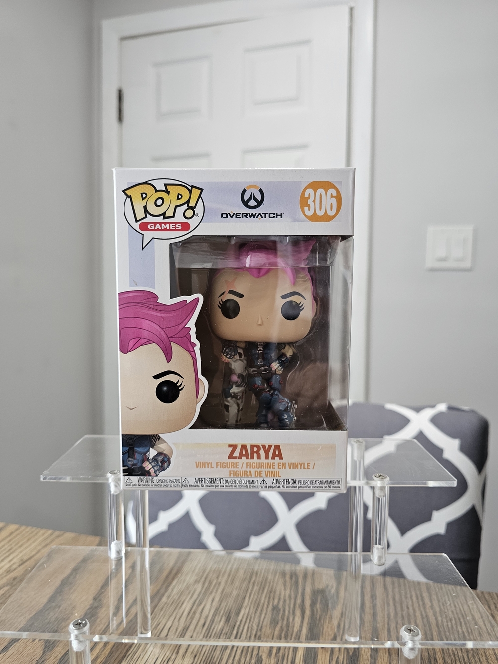 🌺 Funko Pop! Games Overwatch Zarya #306 - Pink Hair Vinyl Figure
